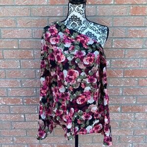Floral One Shoulder Blouse